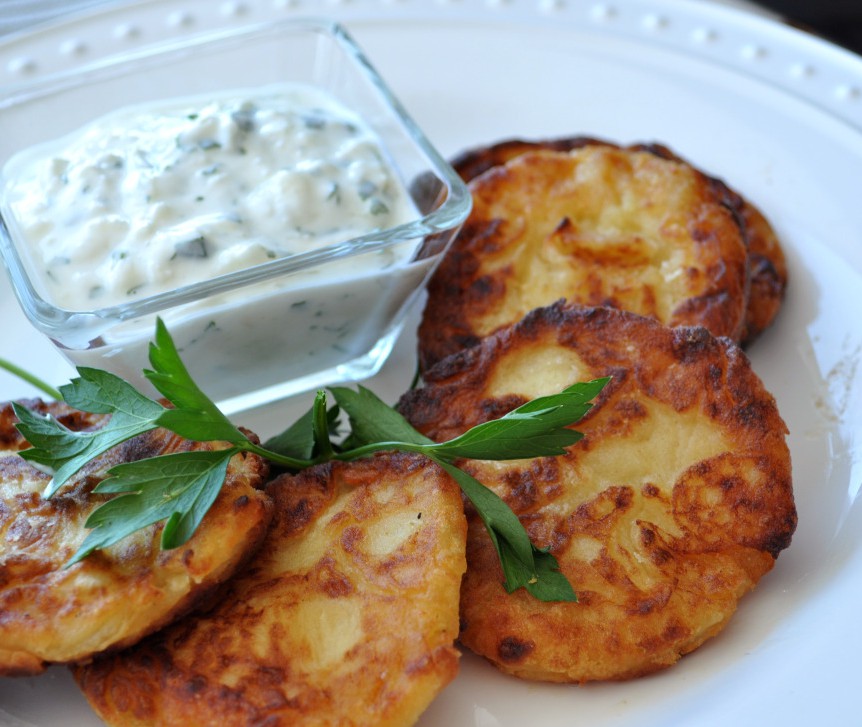 Curried Potato Cakes with Cool Apple Cilantro Dip - Colorado Country ...