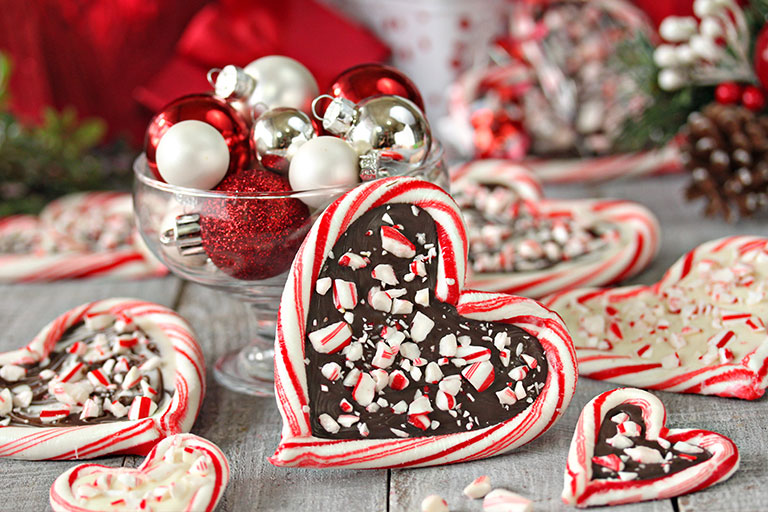 Peppermint Bark Candy Cane Hearts | Colorado Country Life Magazine