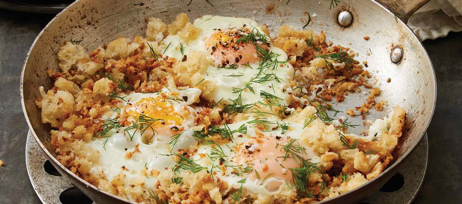 Crispy Breadcrumb Fried Eggs - Colorado Country Life Magazine