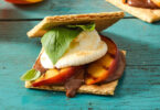 Grilled Peach Basil Smores