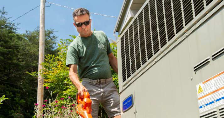 help neighbors save energy around their AC or heat pump.