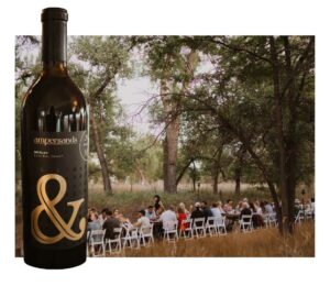 Group of people sitting at a table at Salt & Acres winery