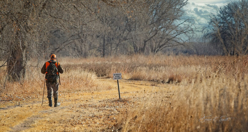 Outdoor exploration on hunting trails