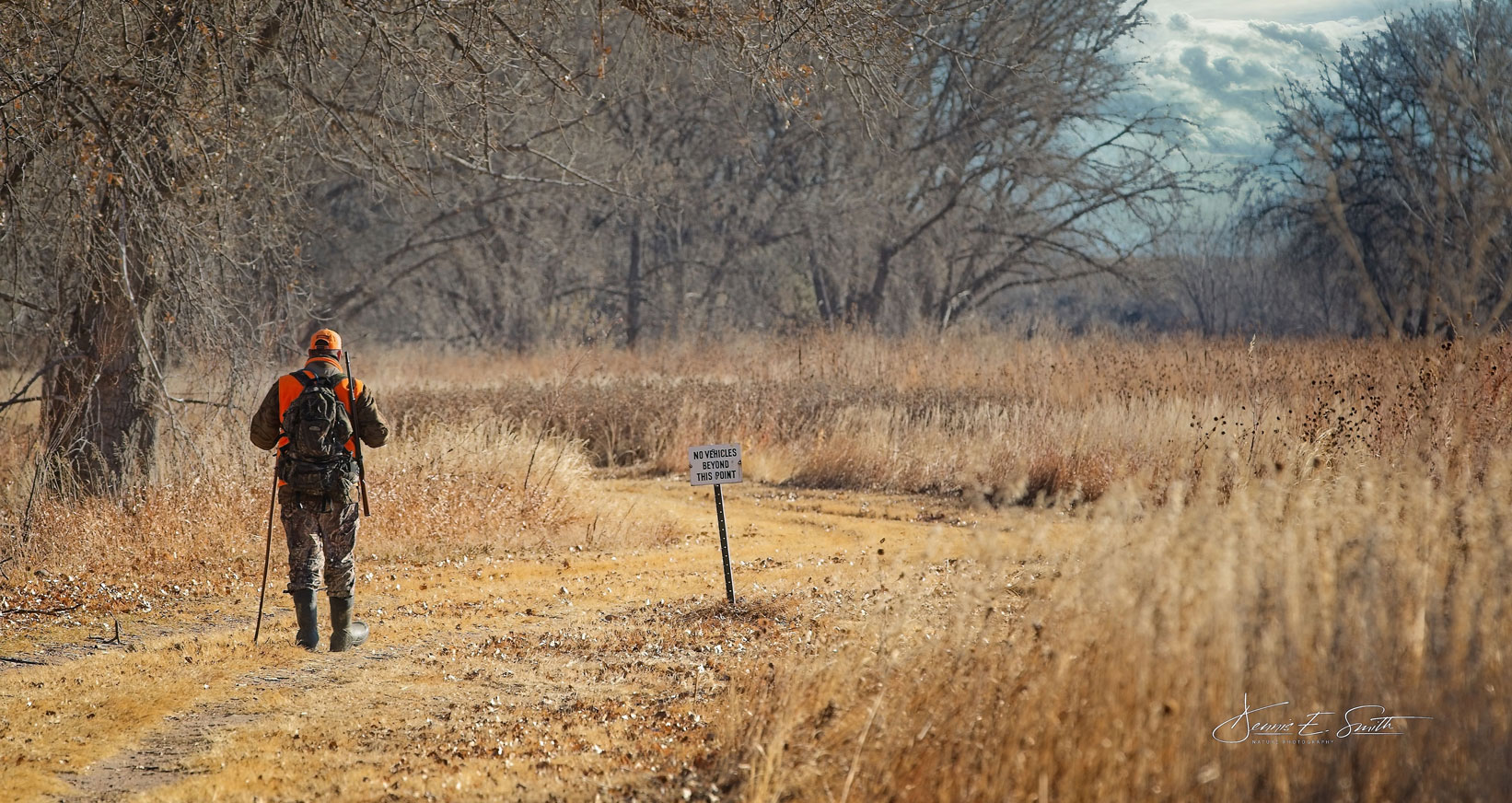 Outdoor exploration on hunting trails