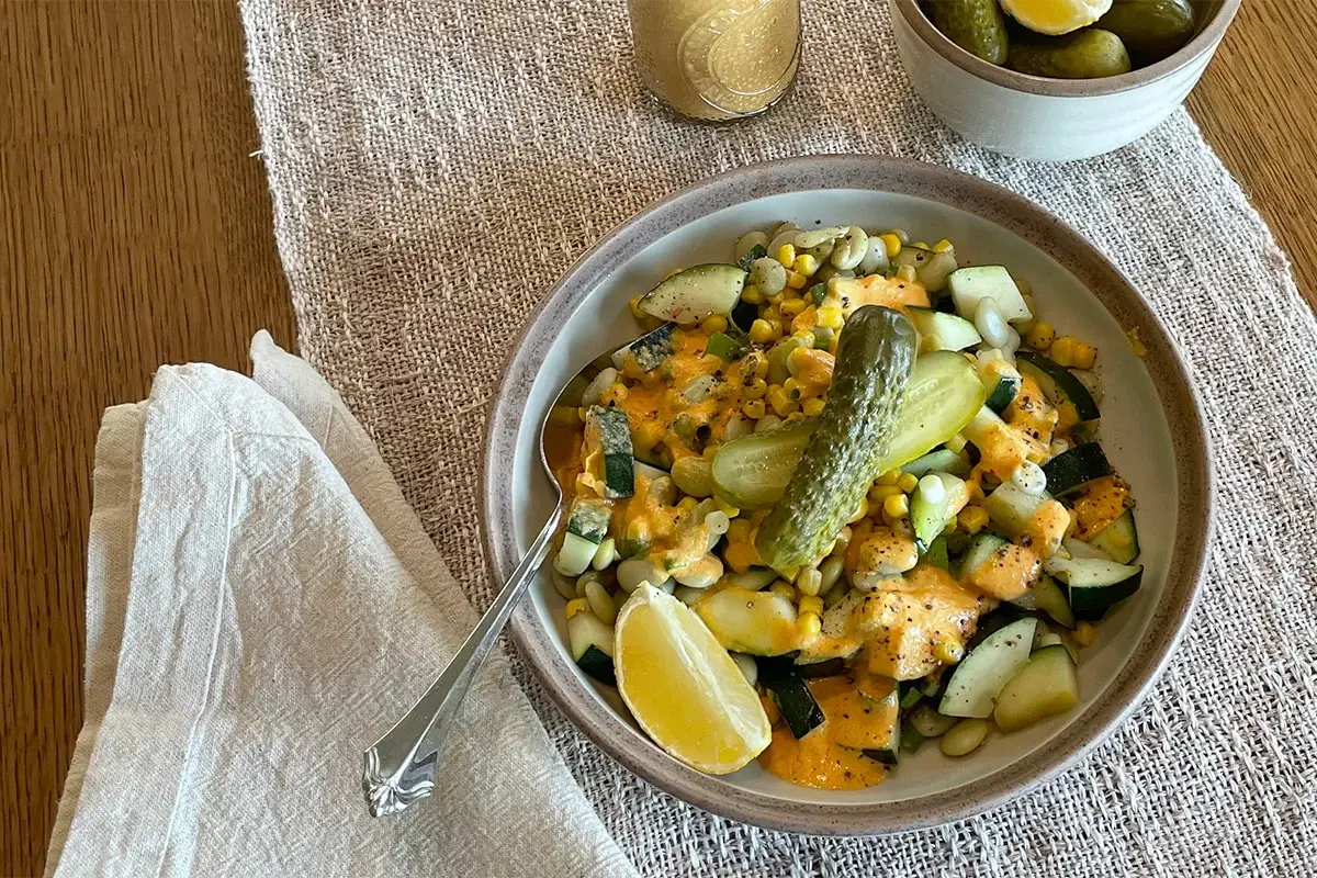 Grilled Succotash Salad Grilled Succotash Salad