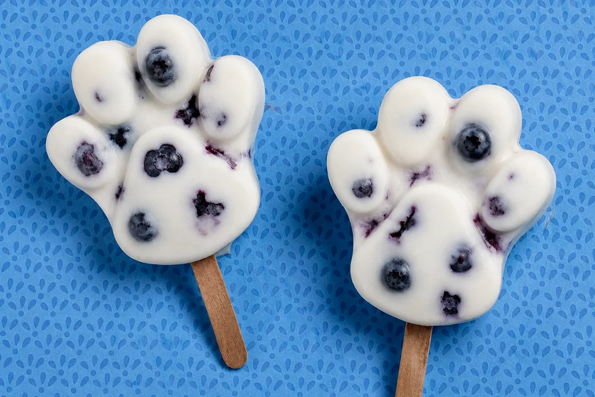 Bluebeary Swirl Pudding Pops