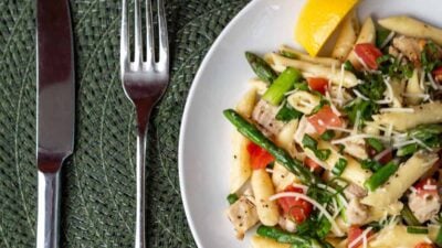 Chicken Asparagus Pasta